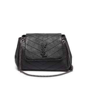 SAINT LAURENT  Nolita chevron-quilted leather bag